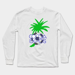 Defunct Cocoa Expos Soccer 1993 Long Sleeve T-Shirt